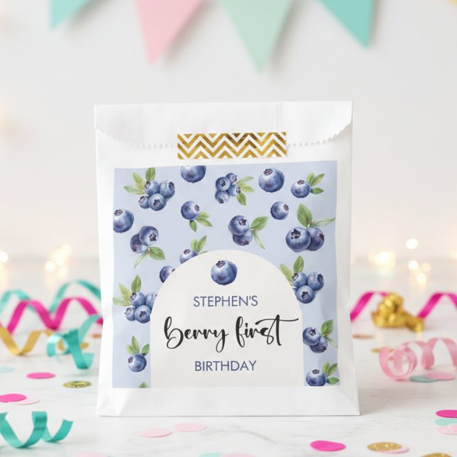 Berry first blueberries Kindergeburtstag Geschenktütchen (Von Creator hochgeladen)