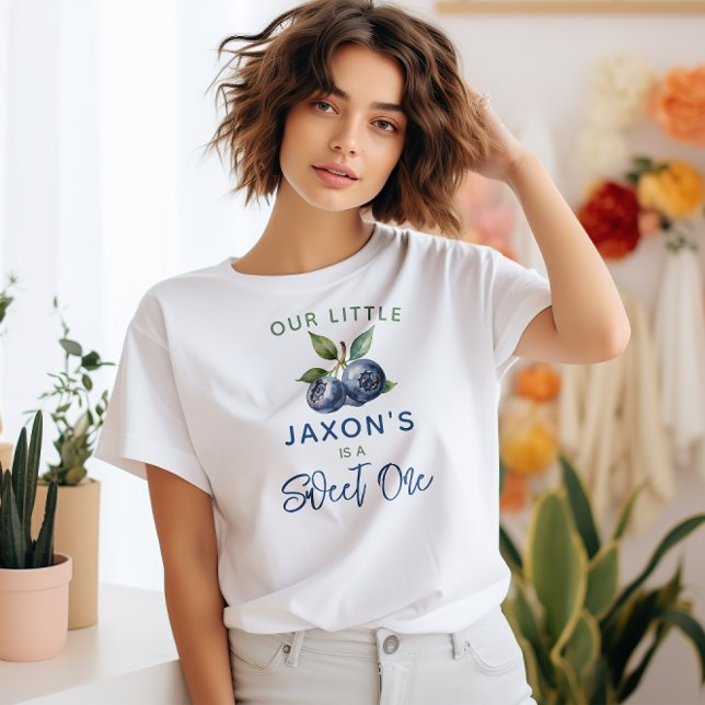 Berry First Blueberry 1. Geburtstag Party T-Shirt (Von Creator hochgeladen)