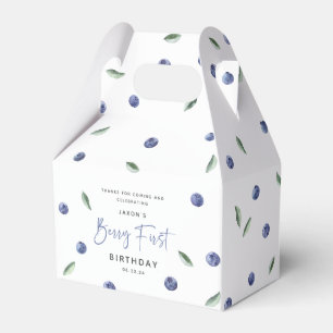 'Berry First' Blueberry 1. Geburtstags-Party Geschenkschachtel
