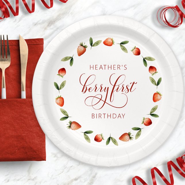 Berry First Pappteller (Berry First Paper Plates
)