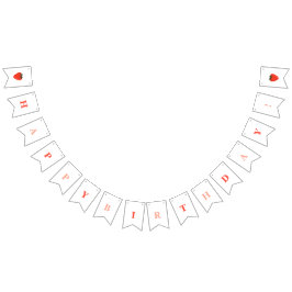 Berry First Strawberry Birthday Wimpelkette