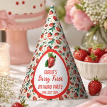 Berry First Strawberry Girl 1. Geburtstag Party
