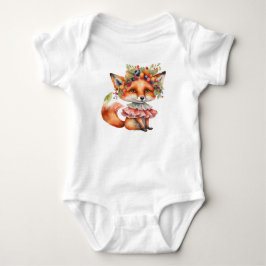 Berry Fox Blossom Baby Strampler