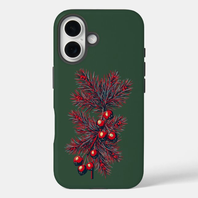 Berry frohe Weihnachten! 🎅 Case-Mate iPhone Hülle (Rückseite)