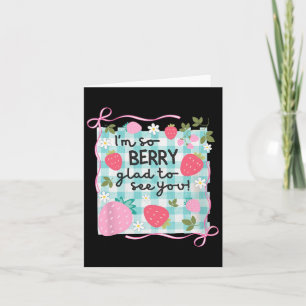 Berry Glad, um Sie zu sehen, Lehrer Niedliche Erdb Karte