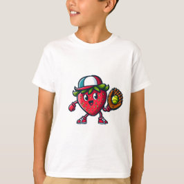 Berry gut in diesem Spiel! Strawberry Softball T-Shirt
