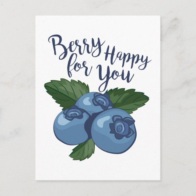 Berry Happy Postkarte (Vorderseite)