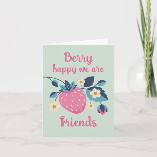 Berry Happy Valentine's Day Card (Vorderseite)