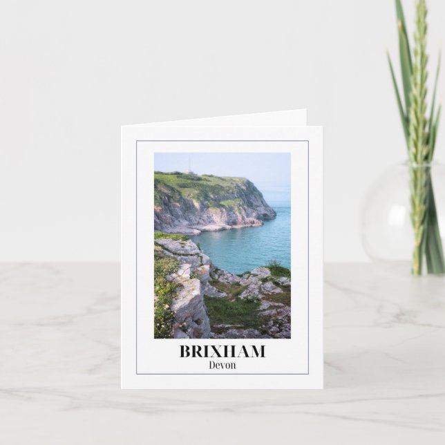 Berry Head, Brixham, Devon Karte (Vorderseite)