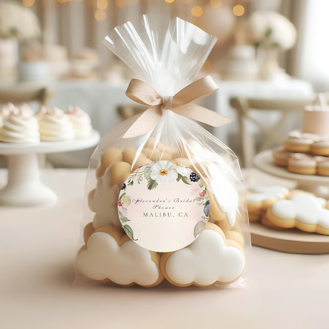 Berry in Liebe Dusche Runder Aufkleber (Von Creator hochgeladen)