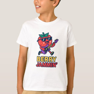 Berry Jammin Strawberry Shirt Niedlich Music T-Shi