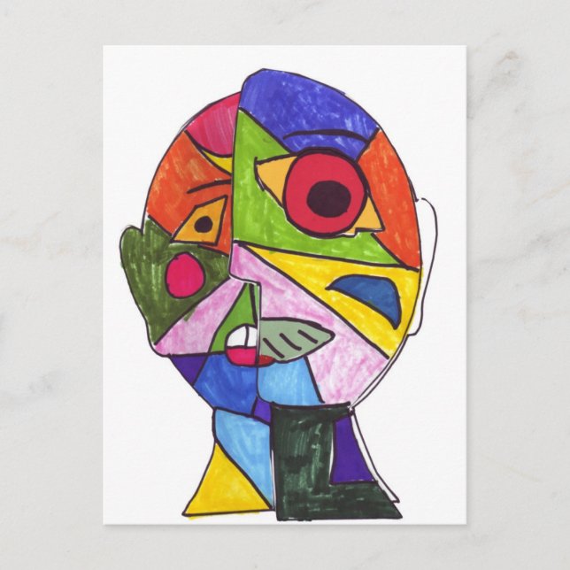 Berry Leon-Eva K Postkarte (Vorderseite)