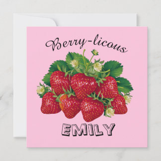 Berry-licous Einladung
