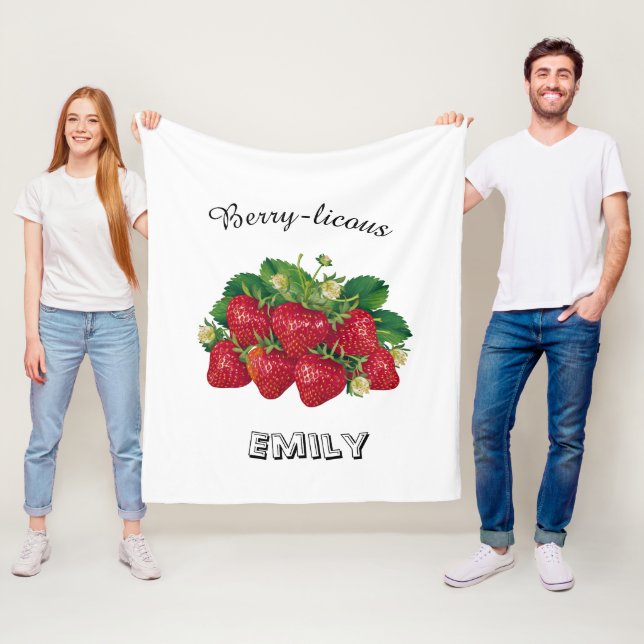 Berry-licous Fleecedecke (Beispiel)