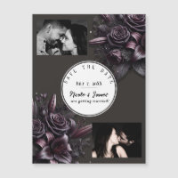 Berry Lila & Black Lily Rose Rettete Datum