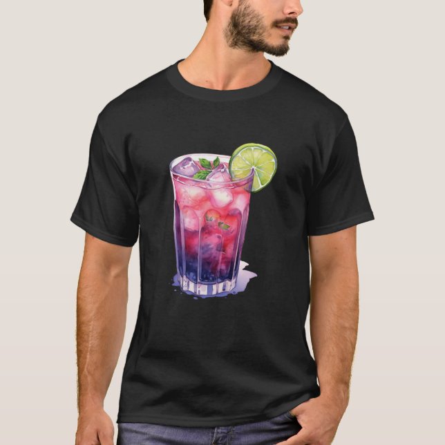 Berry Mojito mit Limon T-Shirt (Vorderseite)