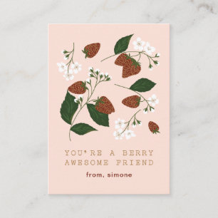 Berry Phantastisch Strawberry Class Cafè Lugano Begleitkarte