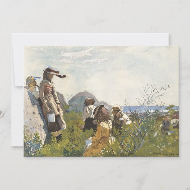 Berry Pickers | Winslow Homer (Vorderseite)