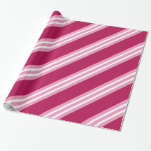 Berry Pink Candy Weihnachtswrapping Paper