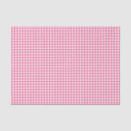 Berry Pink Colored Gingham Karo Pattern Seidenpapier