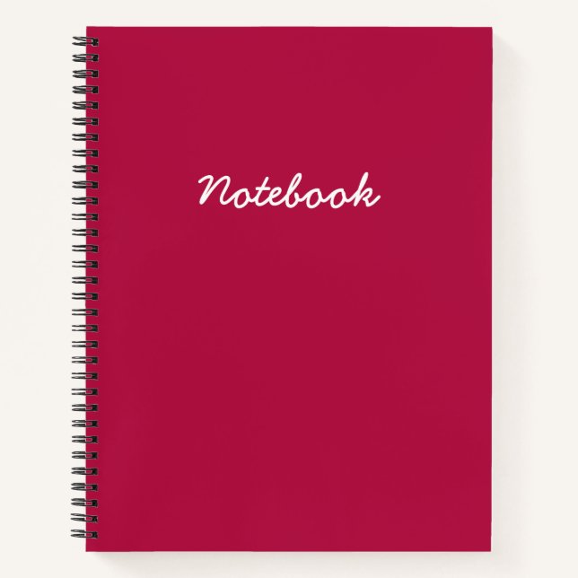 Berry Pink Notizbuch (Vorderseite)