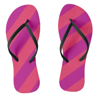 Berry & Pink Obststreifen | Jede Größe | Benutzerd Flip Flops