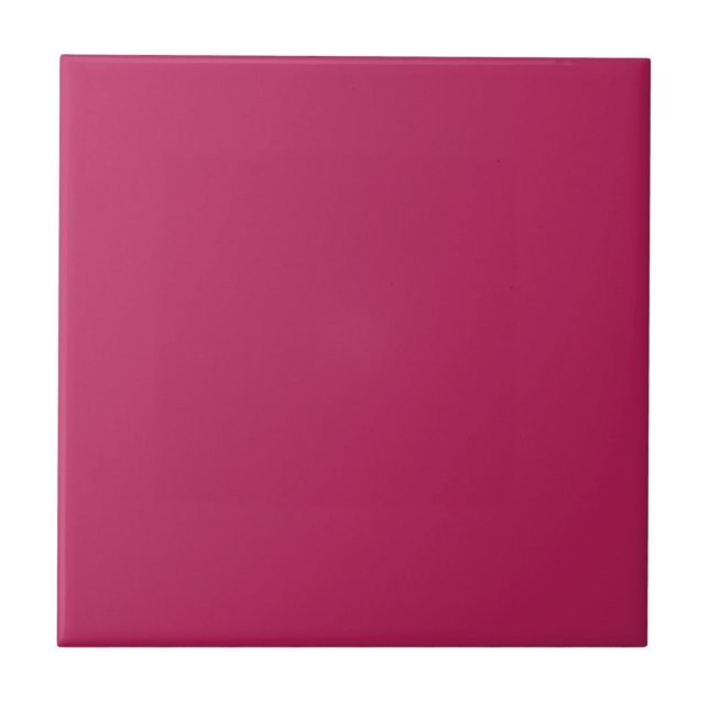 Berry Pink Personalisierter Trend - Hintergrund Fliese (Vorderseite)