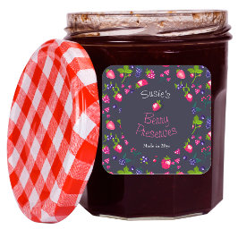 Berry Preserve DIY Canning Food Labels Kinderetiketten