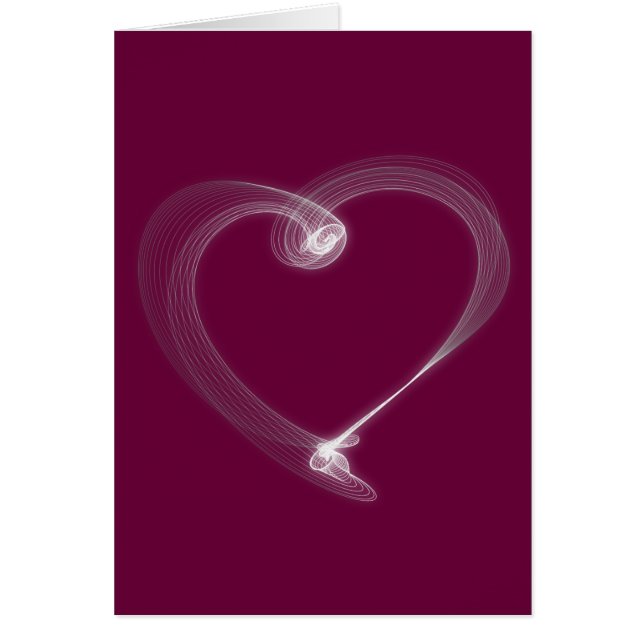 Berry Red Valentine's Day Card (Vorne)