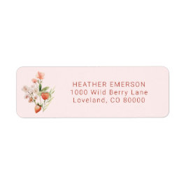 Berry Return Address Label