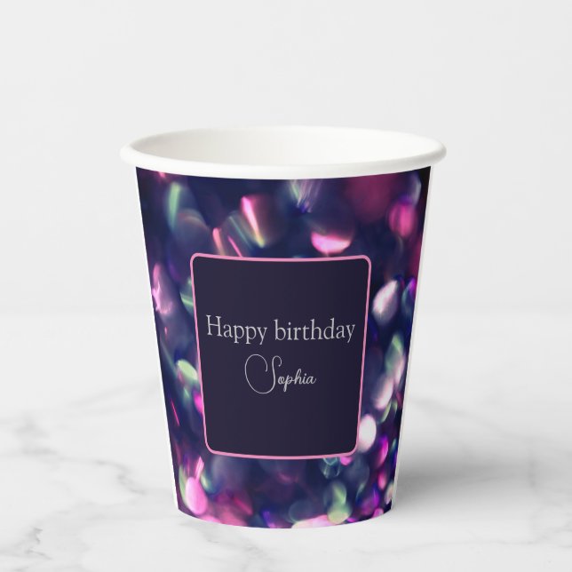 Berry Sparkle Paper Cup Pappbecher (Vorderseite)