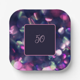 Berry Sparkle Paper Plate Pappteller