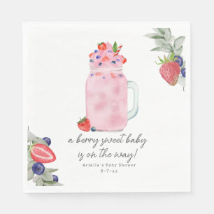 Berry Special Smoothie Babydusche Serviette