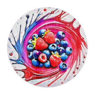 Berry Splash: Colour Burst Schneidebrett