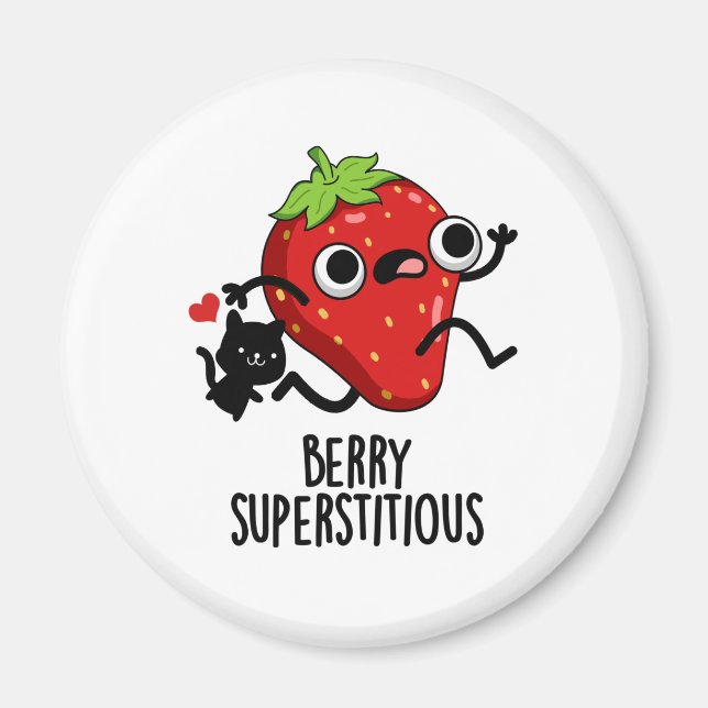 Berry Superstively Funny Frucht Pub Magnet (Vorne)