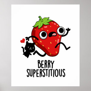 Berry Superstively Funny Frucht Pub Poster