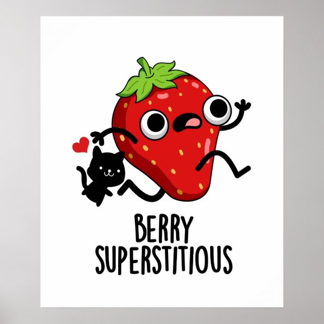 Berry Superstively Funny Frucht Pub Poster (Vorne)