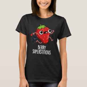 Berry Superstively Funny Frucht Pun Dark BG T-Shirt
