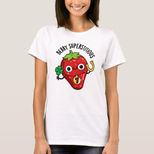 Berry Superstively Funny Strawberry Pub T-Shirt