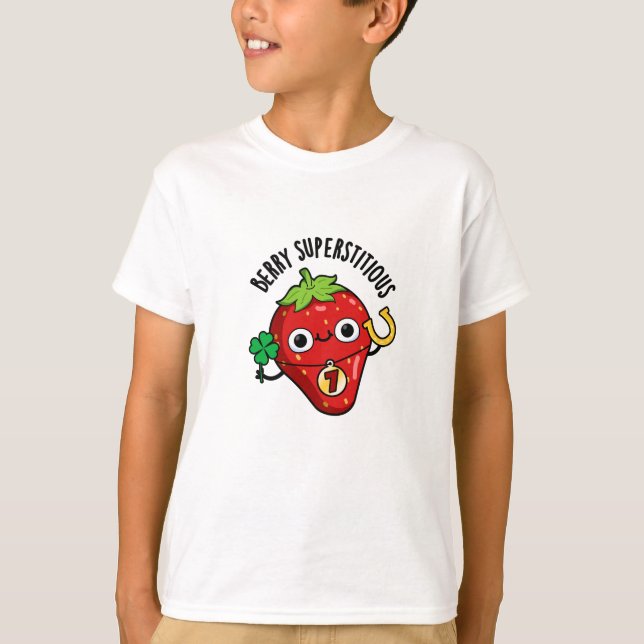 Berry Superstively Funny Strawberry Pub T-Shirt (Vorderseite)