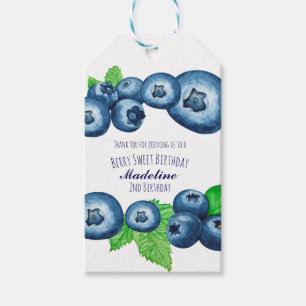 Berry süße Blaubeeren Geburtstag  Geschenkanhänger