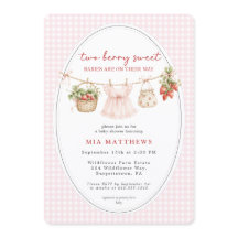 Berry Sweet Babies Strawberry Twins Babyparty