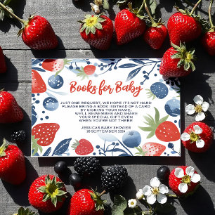 Berry Sweet Baby Duschbücher für Baby Begleitkarte