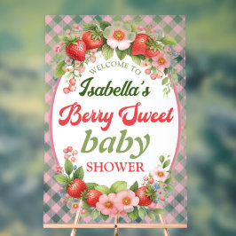 Berry Sweet Baby Dusche Begrüßungszeichen Acrylschild