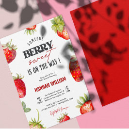 Berry Sweet Baby Dusche Party Einladung