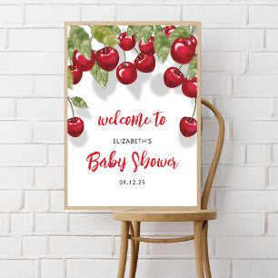 Berry Sweet Baby Dusche Willkommenspappe Poster
