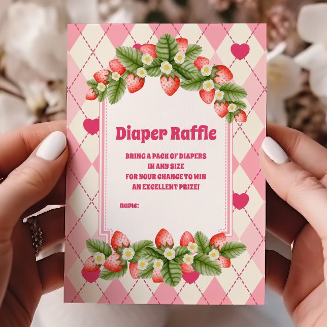 Berry Sweet Baby Duwer Diapper Raffle Begleitkarte (Von Creator hochgeladen)