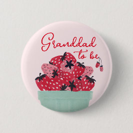 Berry Sweet Baby Showdusche Granddad Schaltfläche Button
