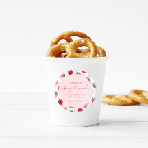 Berry Sweet Baby Shower Aufkleber