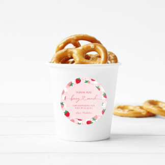 Berry Sweet Baby Shower Aufkleber